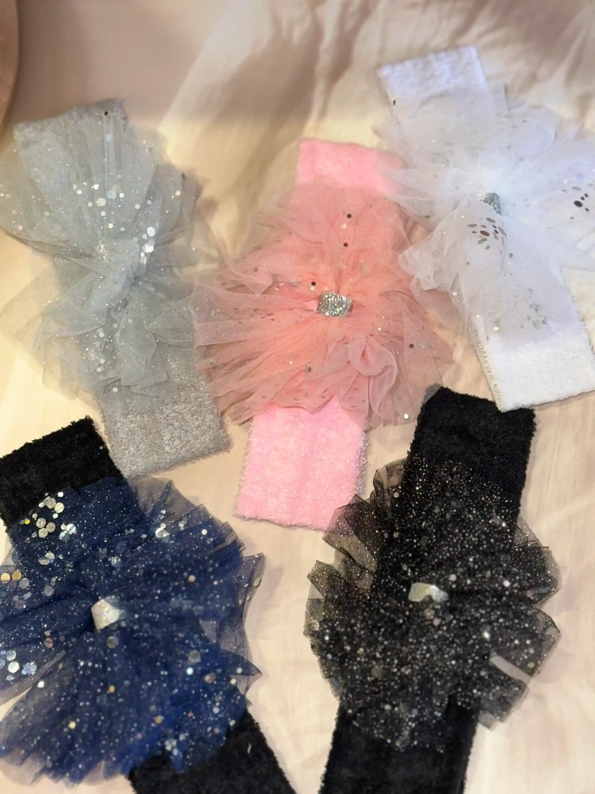 Stardust Tulle Baby Bands