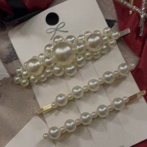 Pearl Line Hair Pins (Set of 3)